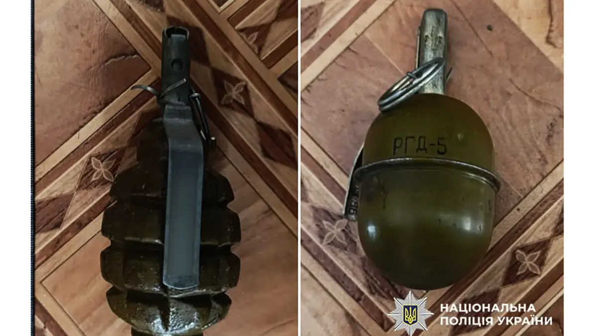 На Теофіпольщині: Арсенал зброї знайшли у водія після ДТП. На чоловіка чекає суд.