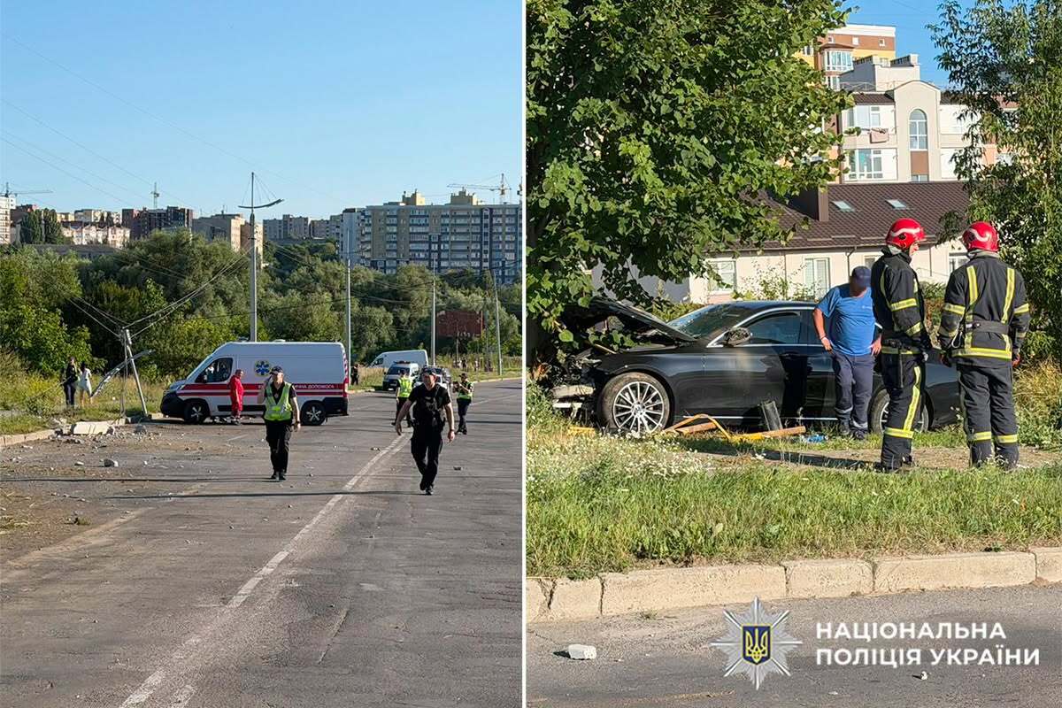 П’яна в Хмельницькому: водійка спричинила ДТП, постраждали мати й дитина.