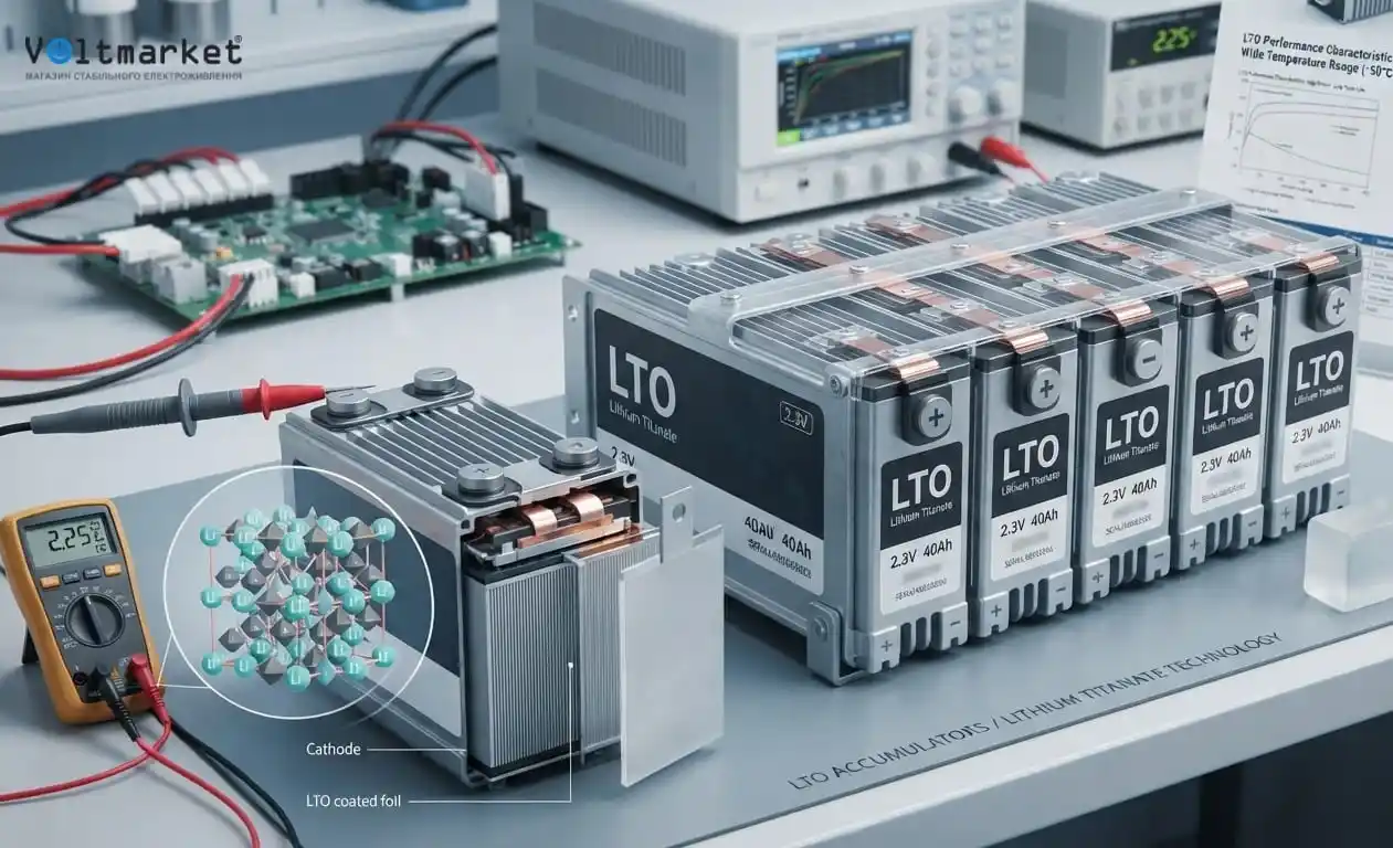 Акумулятори LTO де використовують
