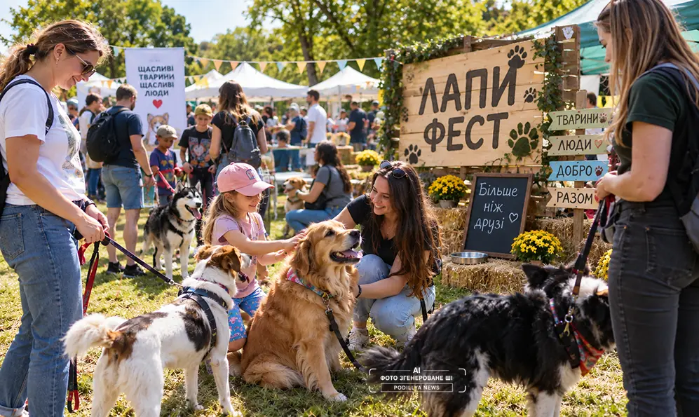 Лапи Фест у Хмельницькому: свято для чотирилапих друзів та їхніх господарів